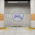 EV charging stations in a condominium parking garage